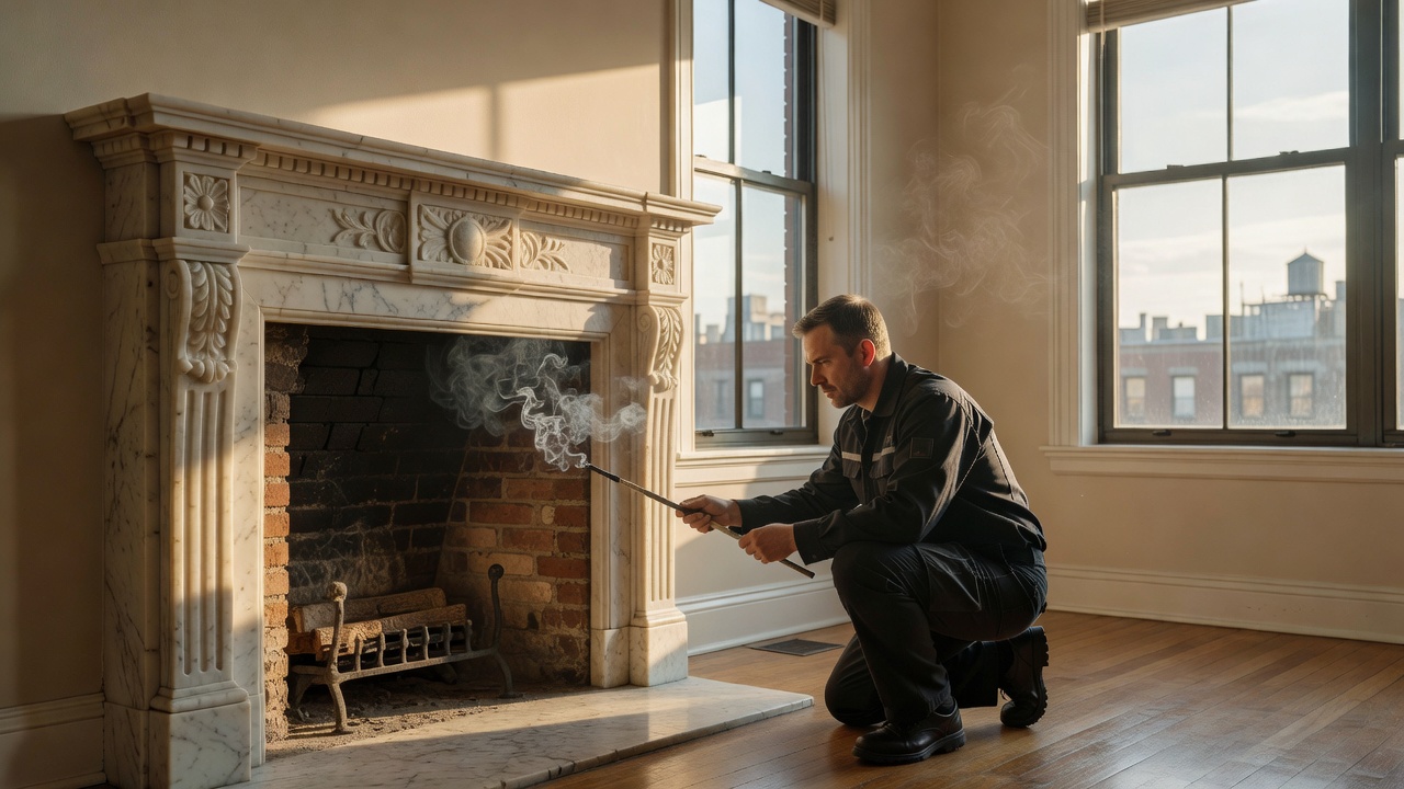 Chimney Draft Problems Apartment: Fix Smoke Backdraft & Poor Draw in Manhattan